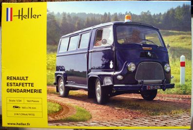 Heller 80742 1964 Renault Estafette Gendarmerie 1:24 Neu 2021