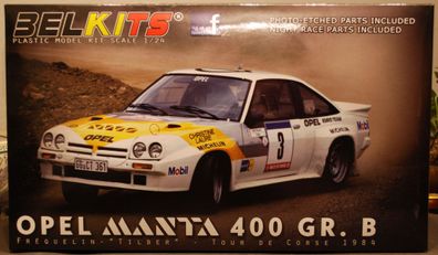 Belkits 008 1984 Opel Manta 400 Gr. B Tour de Corse 1:24 neu 2018