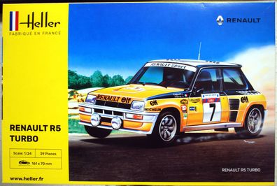 1978 Renault R5 Alpine Rallye Tour de Corse 1:24 Heller 80717