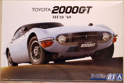 Aoshima 057292 1969 Toyota 2000 GT MF10 JDM James Bond 1:24