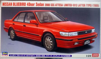 Hasegawa 20497 1989 Nissan / Datsun Bluebird 2000 SSS 4door Altessa 1:24