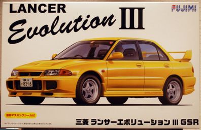 Fujimi 039176 1995 Mitsubishi Lancer GSR Evolution III 1:24