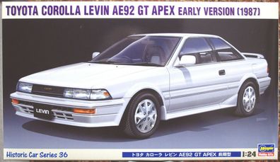 Hasegawa 21136 1987 Toyota Corolla Levin GT AE92 Apex JDM 1:24