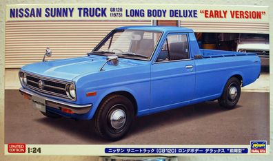 1973 Nissan Sunny Pickup ( GB 120 ) Long Body Early 1:24 Hasegawa 20267