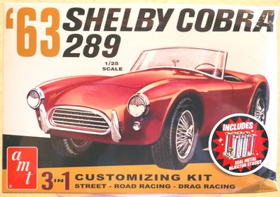 AMT 1319 1963 Shelby Cobra 289 3&acute; n1 1:25