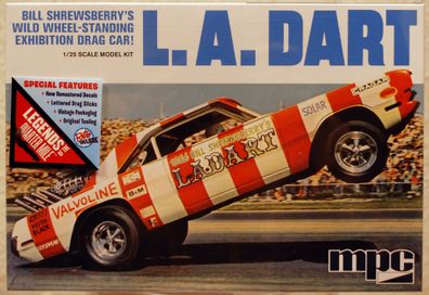 Mpc 974 Bill Shrewsberry&acute; s L.A. Dart Wheelstander Drag Car 1:25