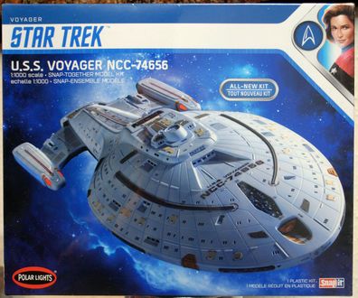 Polar Lights 980 Star Trek USS Voyager NCC - 74656 1:1000 Snap Kit neu 2021
