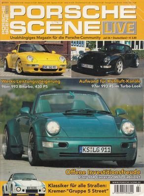 Porsche Scene Live 7/2006, 993 Biturbo, 993 4S Turbo, 964 Carrera Cabrio, Kremer