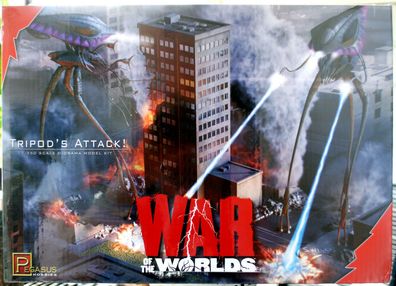 War of the Worlds Alien Tripod Attack Diorama 1:350 Pegasus 9006