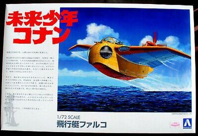 Future boy Conan Anime Flugboot Falco 1:72 Aoshima 009451