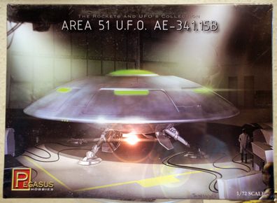 Area 51 UFO AE-341.15B, 1:72, Pegasus 9100