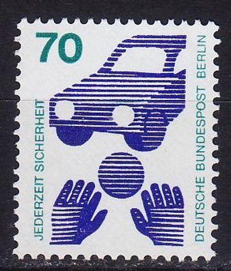 Germany BERLIN [1973] MiNr 0453 ( * */ mnh ) Unfall