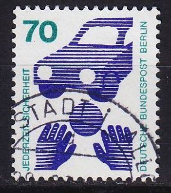 Germany BERLIN [1973] MiNr 0453 ( O/ used ) Unfall