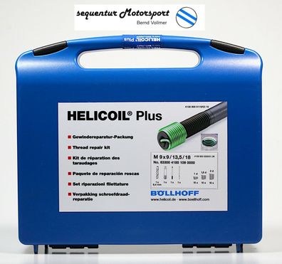 Helicoil PLUS Gewinde Reparaturpackung M 9 x 1,25 (Regelgewinde)