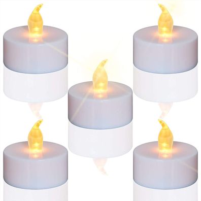 Teelichter ¨C Flammenlose LED-Kerzen im 24er-Pack mit flackerndem Licht