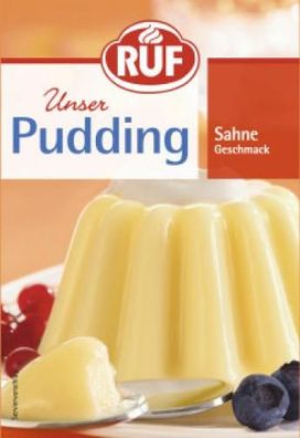Ruf Unser Pudding Sahne Geschmack 3-Stück-Packung