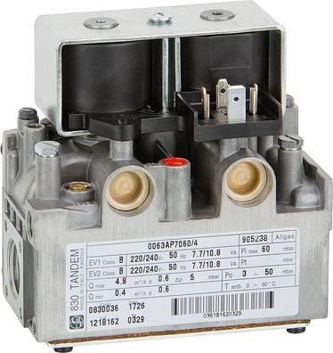 Gas-Kombiventil TANDEM 830 220/240 V - 5 0 Hz Ref. 0.830.032