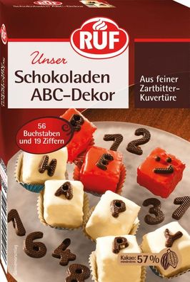 Ruf Schokoladen ABC-Dekor 50g