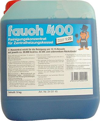 Reinigungskonzentrat für Zentralheizungs kessel FAUCH 400, 5l Kanister