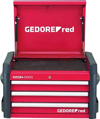 Werkzeugtruhe GEDORE red mit 3 Schublade n