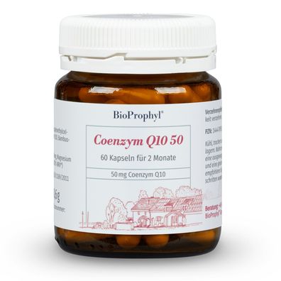 BioProphyl Coenzym Q10 50 | 50 mg Coenzym Q10 fermentativ mit Magnesium und Vitamin B