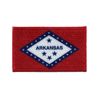 60 x 35 mm Arkansas Amerika US Bundesstaat USA Patch Aufnäher Aufbügler 103 B