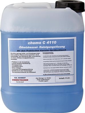 Reinigungslösung f. Ölheizkessel Chemo C 4110 5 Liter