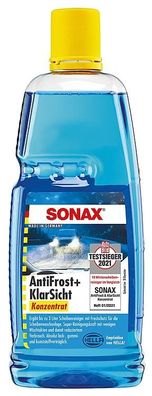 Winterscheibenreiniger SONAX AntiFrost + Klarsicht Konzentrat Citrus 1l Flasche