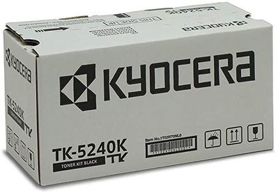 Kyocera TK-5240K Original Toner-Kartusche Schwarz, 1T02R70NL0. Für ECOSYS M5526cdn...