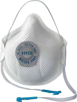 Atemschutzmaske Serie Smart FFP2 NR D Ak tiv Form m. Dichtlippe u. Klimaventil VPE2