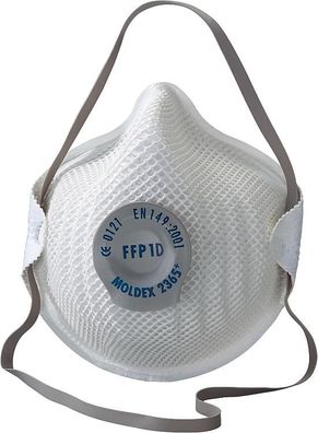 Atemschutzmaske FFP1 NR D Aktiv Form mit Klimaventil VPE 20 Stück
