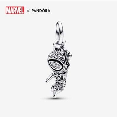 Pandora Marvel Spider-Man Pavé-Anhänger 925 Sterling-Silber