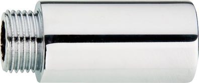 Hahnverlängerung LUX Messing verchromt, D N10 (3/8") x 100 mm
