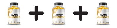3 x Trec Nutrition Super Omega-3 (120 Caps) Unflavoured