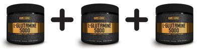 3 x L-Glutamine 5000 - Core Series, Unflavoured - 348g