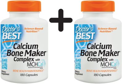 2 x Calcium Bone Maker Complex with MCHCal - 180 caps