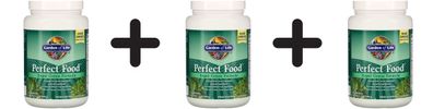 3 x Perfect Food Super Green Formula, Powder - 600g