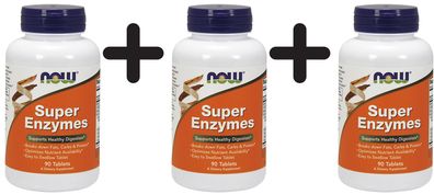 3 x Super Enzymes - 90 tabs