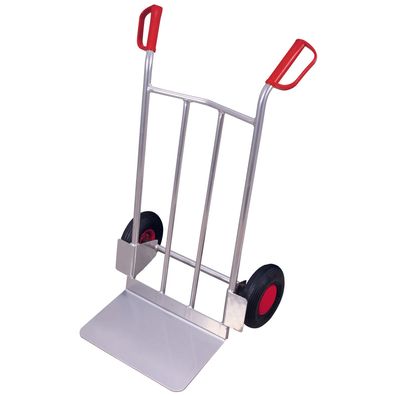 VARIOfit Aluminiumkarre 200kg Traglast mit groser Schaufel Luftbereifung