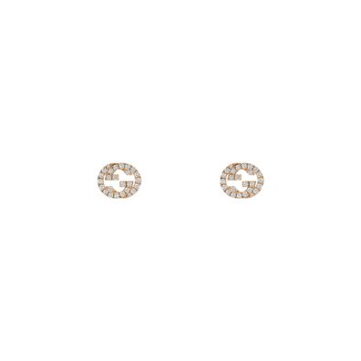 Gucci – YBD729408001 – Ineinandergreifende G-Ohrringe aus 18-karätigem Roségold und D