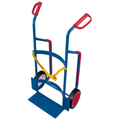 VARIOfit Fasskarre fuer Kunststofffaesser 250kg Traglast Vollgummibereifung