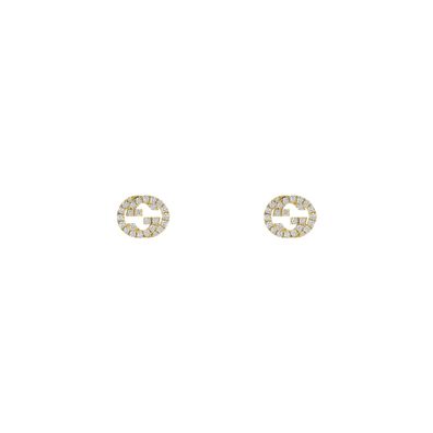 Gucci – YBD729408002 – Ineinandergreifende G-Ohrringe aus 18-karätigem Gelbgold und D