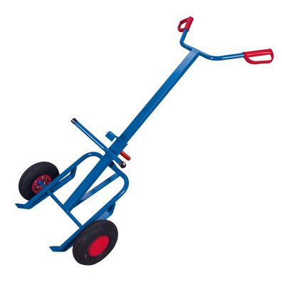VARIOfit Fasskarre 250kg Tragkraft fuer 200 Liter Faesser Luftbereifung