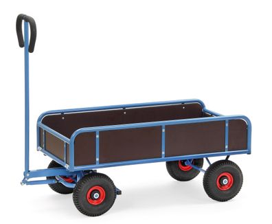 Fetra Handwagen mit 4 Wänden, 945x545 mm Ladefläche, 400kg Tragkraft