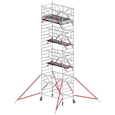 Altrex Fahrgeruest RS Tower 52-S Aluminium mit Safe-Quick und Holz-Plattform 9,20m A