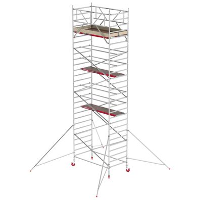 Altrex Fahrgeruest RS Tower 42 Aluminium mit Holz-Plattform 7,20m AH 1,35x2,45m
