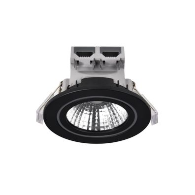 Nordlux ALEC LED Einbaustrahler schwarz 480lm IP44 Stepdimmer 9,5x9,5x5,8cm
