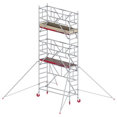 Altrex Fahrgeruest RS Tower 41-S Aluminium mit Safe-Quick und Holz-Plattform 6,20m A