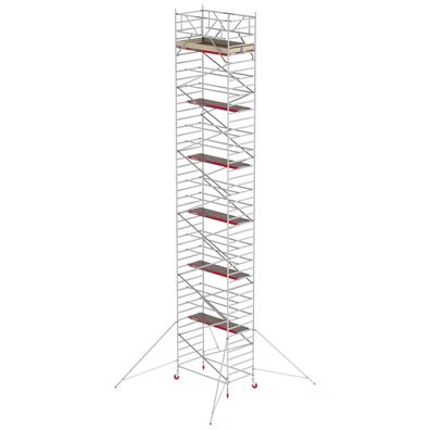 Altrex Fahrgeruest RS Tower 42 Aluminium mit Holz-Plattform 12,20m AH 1,35x2,35m