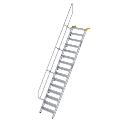 MUNK Treppe 60EUR inkl. einen Handlauf, 800mm Stufenbreite, 15 Stufen